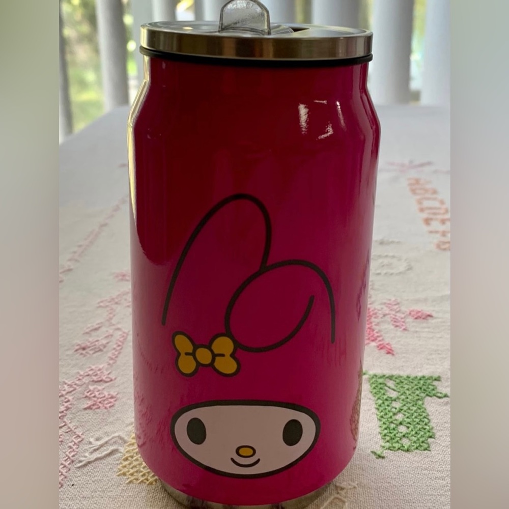 My Melody Sanrio Soda Can Shaped Water Bottle